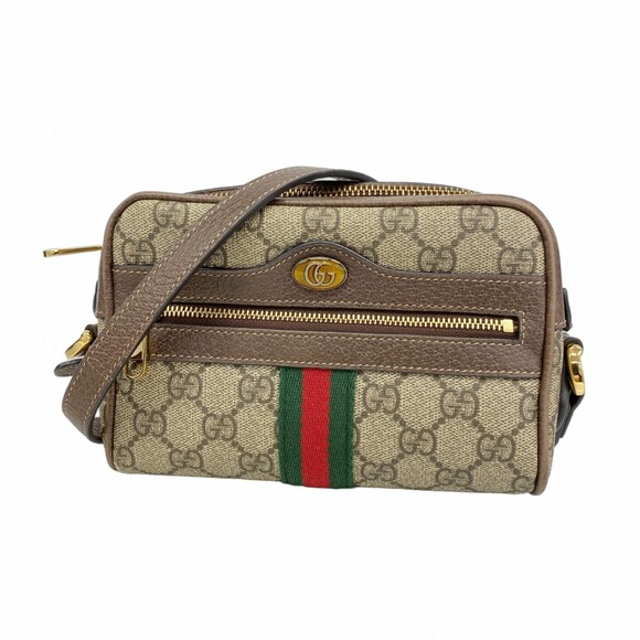 Gucci Handbags - GUCCI Brown Shoulder Bag